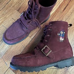New burgundy Ralph Lauren Polo Ranger boot